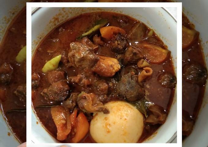 Resep Ampela ati ayam gongso Anti Gagal