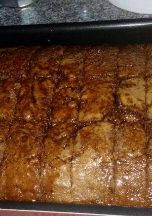 صورة لوصفة كيك الشكولاه بصوص الشكولاه