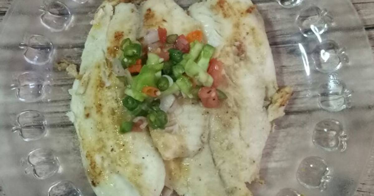 Resep Ikan Tilapia Bakar Sambal Dabu2 menu diet oleh Elsa Cookpad