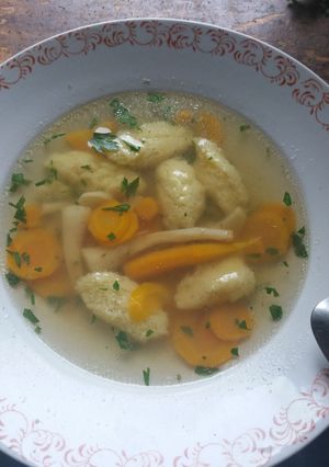 Egyszerű zöldségleves daragaluskával recept fotója