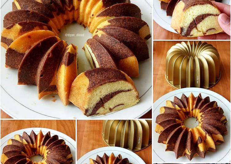 Marmer Cake Putih Telur