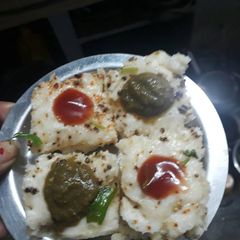 A picture of Daal rice mix white dhokla.