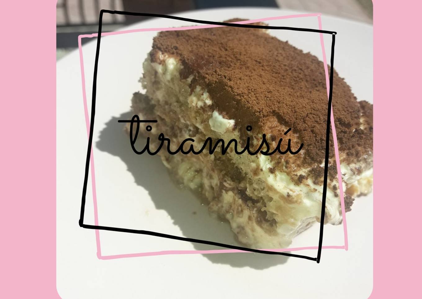 Tiramisú