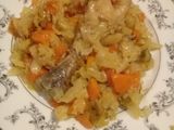 Vegs with chicken feet