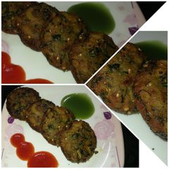 A picture of Potato cutlet.