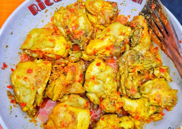 Resep Rica-Rica Ayam #dapurelbeweek15 yang Enak Banget