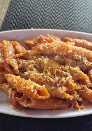 A picture of One pot pasta recipe.