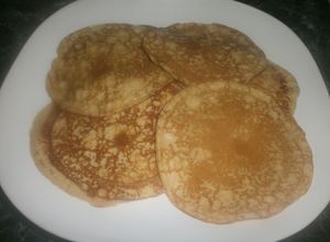 Una foto de Panqueques de banana (plátano)