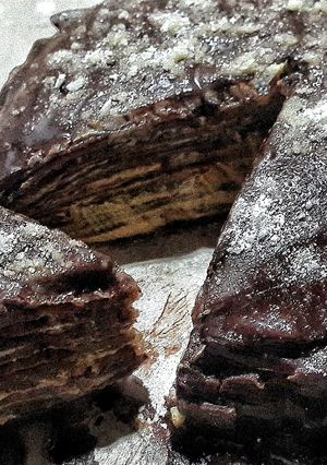 Foto resep Mille Crepes Kopi Coklat