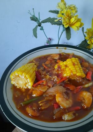 Foto resep Udang saos padang