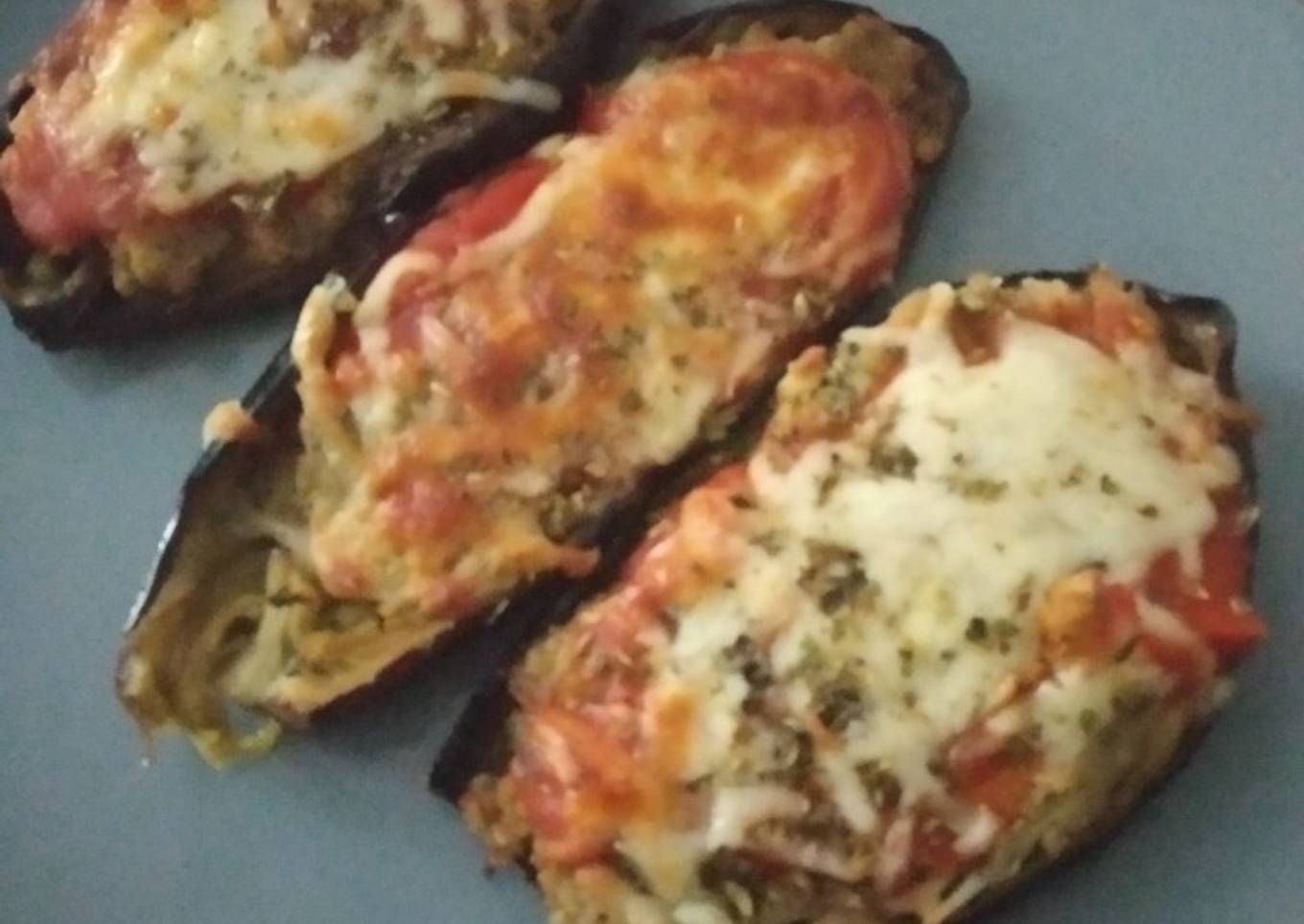 Berenjenas rellenas al horno