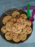 Galletas con chispas de chocolate