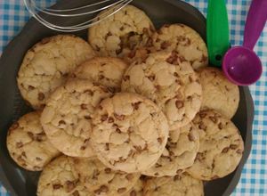 Una foto de Galletas con chispas de chocolate