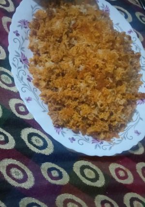 عکسی از دستور عدس پلو