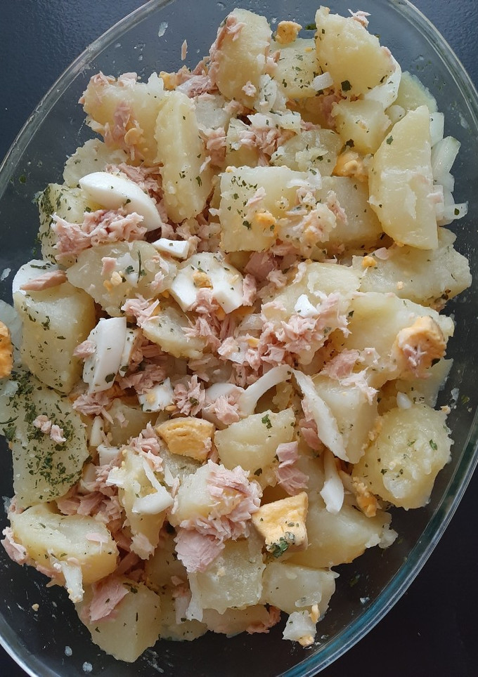 Una foto de Papas aliñás