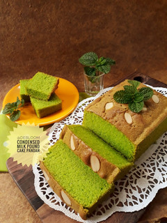 Foto resep 431. Condensed Milk Pound Cake Pandan #KamisManis #BikinRamadanB