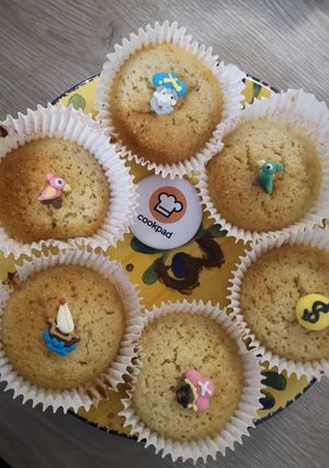 Une photo de Financiers (ronds) noisettes