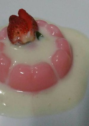 Foto resep Strawberry Pudding