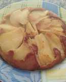 Mini torta saludable de manzana y avena, light, rápida, sin horno