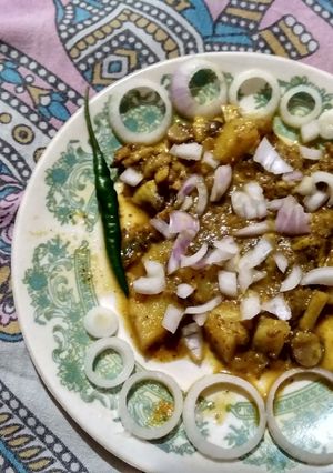 A picture of Potato masala.