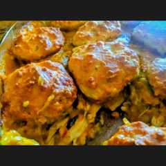 Κοτόπουλο με ψωμάκια - dumplings στον φούρνο ✨αμερικανικό casserole ✨-レシピのメイン写真
