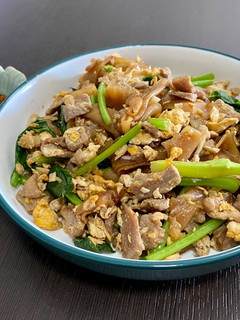 泰式豬肉炒醬油粿條 的食譜成品照片