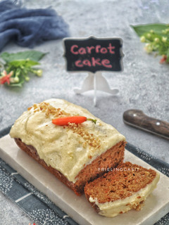 Foto resep Carrot Cake, hanya 1 telur, kocok all in 1