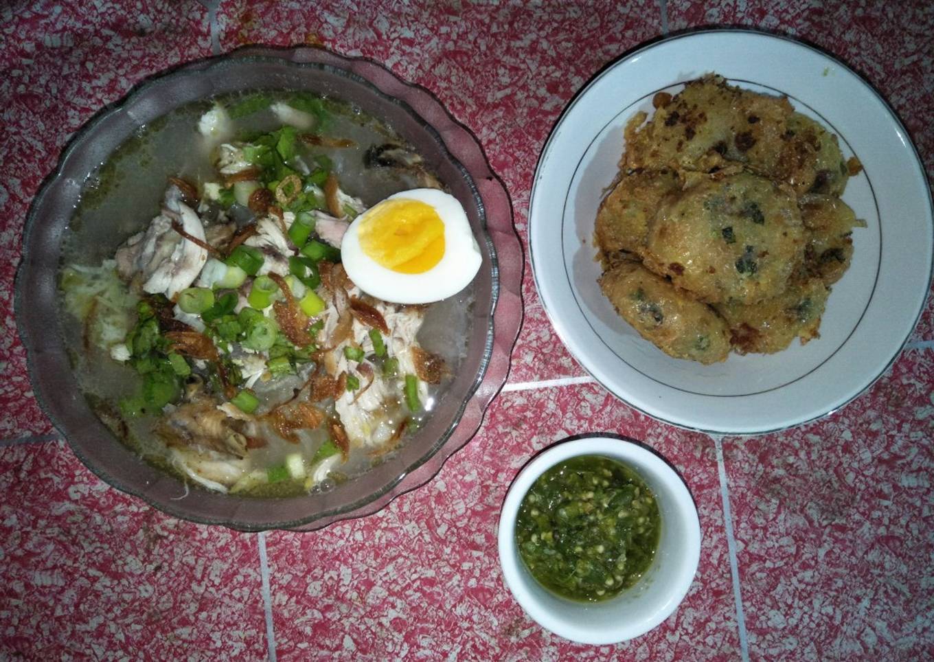 Soto Banjar dan Perkedel Kentang