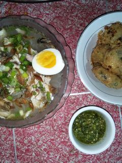 Foto resep Soto Banjar dan Perkedel Kentang
