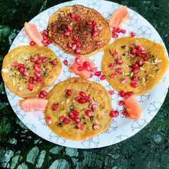 Mango Pancakes A picture of Mango Pancakes.