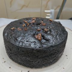 Amul dark chocolate brownie (Eggless) A picture of Amul dark chocolate brownie (Eggless).