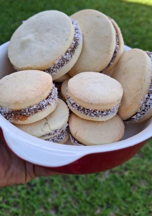 Una foto de Alfajores de Maizena