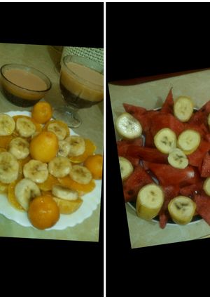 صورة لوصفة فواكه بتزيين رائع