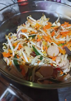 Foto resep Tumis toge sosis
