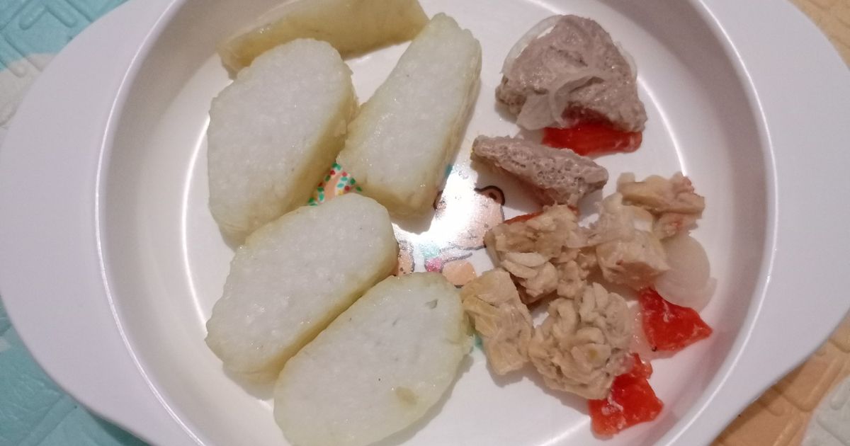 H117. Lontong dan Garang Asem Tuna (9 month+)