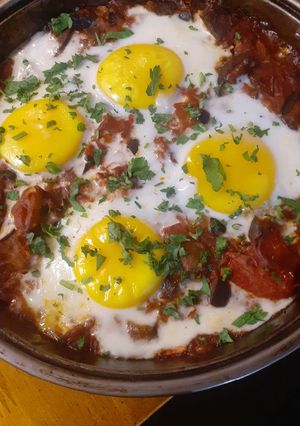 Una foto de Shakshuka