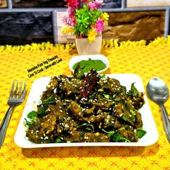 A picture of Gujarati RasPatra / PaaniPatra - A Delicious & Nutritious Evening Snack Made From Colocasia Leaves.