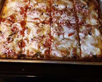 Easy Prepare Recipe Batter Crust Pizza Yummy