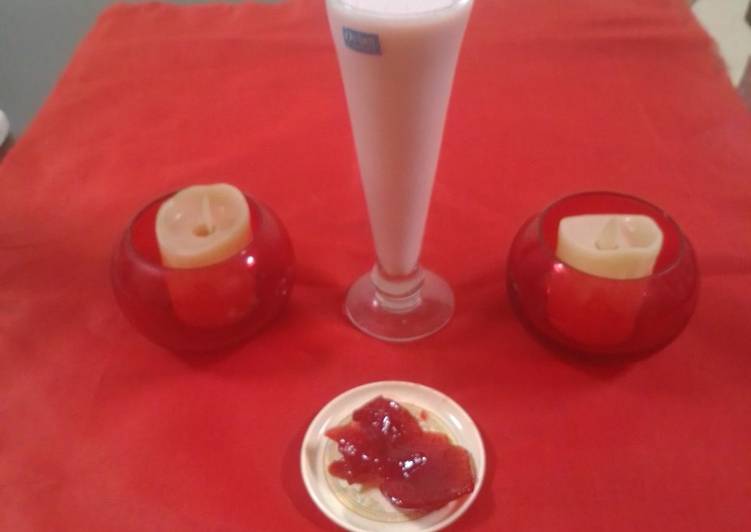 Steps to Prepare Perfect Fruit Gem Milk Shake