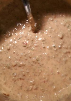A picture of Queso dip.