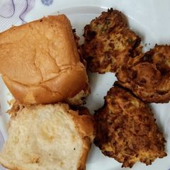 A picture of Vada Pav.