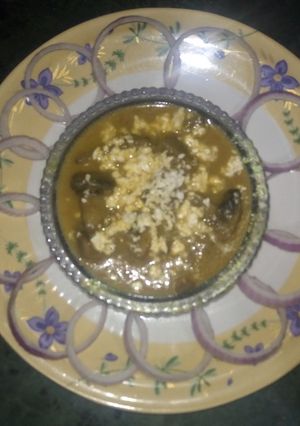 A picture of Mushroom masala.