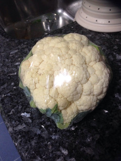 Una foto de Coliflor en vaporera en el microondas