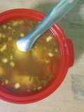 Canh cà chua sốt đậu