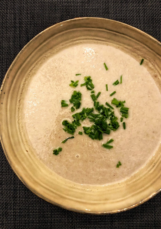 Una foto de Crema de portobellos con queso de cabra en Moulinex ClickChef