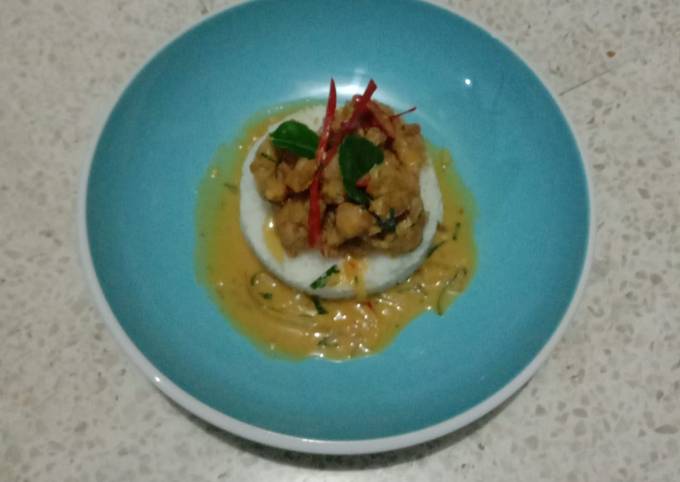 Resep: Popchicken salted egg (ayam crispy saus telur asin) Bunda Pasti Bisa