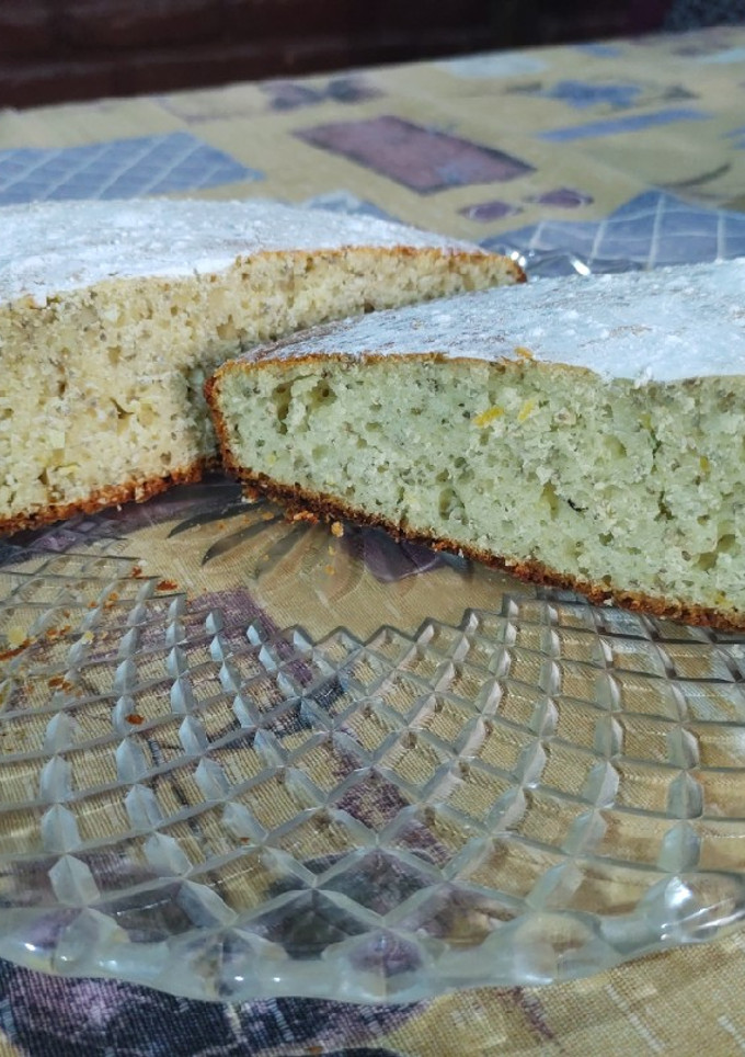 Una foto de Budín de limón tipo Starbucks! En forma de bizcochuelo ✨💫 Esponjoso y sin manteca !!