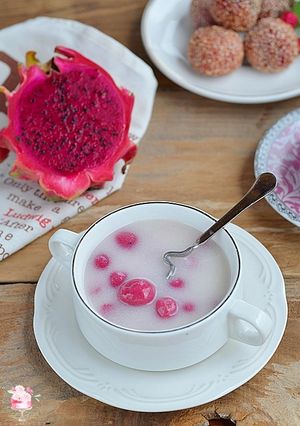 Foto resep Bubur Candil Buah Naga