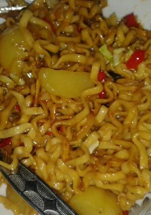 Foto resep Mie Burung Dara goreng