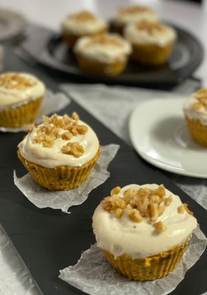 Une photo de Carrot Muffins sans cuisson